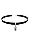 Siyah Renk Kadife Kaplumbağa Choker