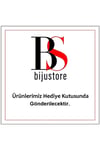 Siyah Renk Kristal Taş kadın Kolye