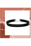 Siyah Renk Süet Kadın Choker Kolye