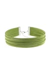 Yeşil Renk Kadın Süet Choker