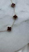 VAN CLEEF KOLYE-BORDO