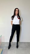 KALP DETAYLI BASIC TSHIRT