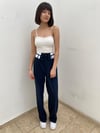 KATLAMALI BEL DETAYLI PANTOLON