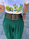 KEMERLİ PİLELİ ŞALVAR PANTOLON