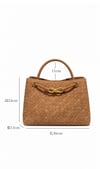 Luma Camel Süet Büyük Boy Çanta
