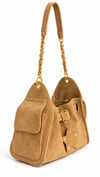 Zaya Camel Süet Modern Çanta