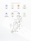 Terra LED Ayna (Satinalı),Satinalı LED Aynalar