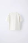 Basic Pamuklu Çocuk Tişört Ekru