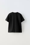Basic Pamuklu Çocuk Tişört Siyah