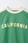 California Parçalı Sweatshirt | Çocuk Giyim