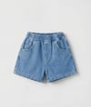 Unisex Çocuk Denim Bermuda Şort Pamuklu Yazlık Rahat Model