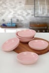 Açık Pembe Halka Çerezlik/Sosluk 13 Cm 6 Adet