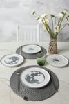 Black Shadow Nordic Pasta Tabağı 22 Cm 4 Adet 22981-82