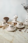Deep Collection Mottolu Nordic Kahve Takımı 12 Parça 6 Kişilik 22650-55