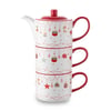 JumboJumbo New Year Janus Teapot Ve 2'li Bardak Seti