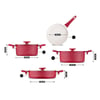 JumboJumbo Swiss Crystal Red 7 Parça Tencere Seti