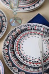 Keraart Ethnic Yemek Takımı 24 Parça 6 Kişilik 21616-17-28-24