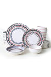 Keraart Ethnic Yemek Takımı 24 Parça 6 Kişilik 21616-17-28-24