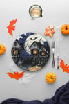 Keraart Halloween Blue Castle Servis Tabağı 26 Cm 19951