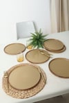 Keraart Vintage Stackable Servis Tabağı 27 Cm 6 Adet 21979