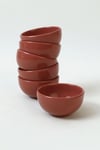 Kızıl Kahve Bulut Mini Çerezlik / Sosluk 8 Cm 6 Adet 607