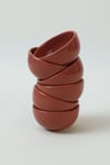 Kızıl Kahve Bulut Mini Çerezlik / Sosluk 8 Cm 6 Adet 607