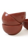 Kızıl Kahve Bulut Mini Çerezlik / Sosluk 8 Cm 6 Adet 607