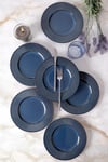 Lapis Myra Pasta Tabağı 22 Cm 6 Adet Q08