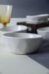Mat Beyaz Kristal Çerezlik / Sosluk 12 Cm 6 Adet 022