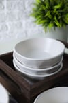 Mat Beyaz Kristal Çerezlik / Sosluk 12 Cm 6 Adet 022