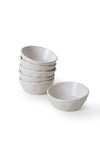 Mat Krem Kristal Çerezlik / Sosluk 12 Cm 6 Adet 950