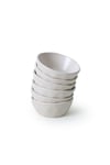 Mat Krem Kristal Çerezlik / Sosluk 12 Cm 6 Adet 950
