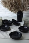 Mat Siyah Sirius Çerezlik / Sosluk 12 Cm 6 Adet 956