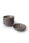 Mat Toprak Taupe Sirius Çerezlik / Sosluk 12 Cm 6 Adet 977