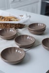 Mat Toprak Taupe Sirius Çerezlik / Sosluk 12 Cm 6 Adet 977