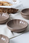Mat Toprak Taupe Sirius Çerezlik / Sosluk 12 Cm 6 Adet 977