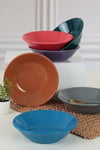 Mixed Hitit Yemek Tabağı 18 Cm 6 Adet - 406/620