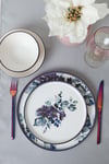 Purple Flower Yemek Takımı 24 Parça 6 Kişilik