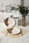 Terra Leaf Ege Pasta Tabağı 20 Cm 4 Adet 22878-79
