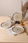 Timeless Brown Stackable Pasta Tabağı 21 Cm 4 Adet 21972