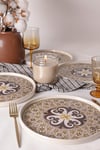 Timeless Brown Stackable Servis Tabağı 27 Cm 4 Adet 21973