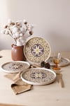 Timeless Brown Stackable Servis Tabağı 27 Cm 4 Adet 21973
