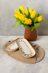 Worn Gold Noyan Kayık Tabak 26 Cm 2 Adet 22967