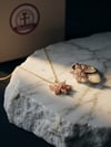 Lotus Çiçeği Dönebilir Yüzüklü Set