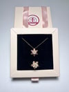 Lotus Çiçeği Dönebilir Yüzüklü Set