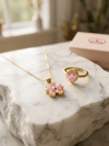 Pembe Papatya Gold Set
