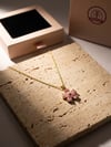 Pembe Papatya Kolye Gold