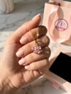 Pembe Papatya Kolye Gold