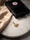 Sarı Gold Kuğu Kolye