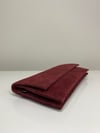 BORDO SÜET CLUTCH